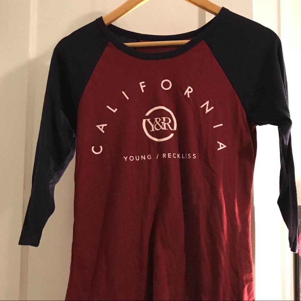 Young & Reckless Baseball Tee